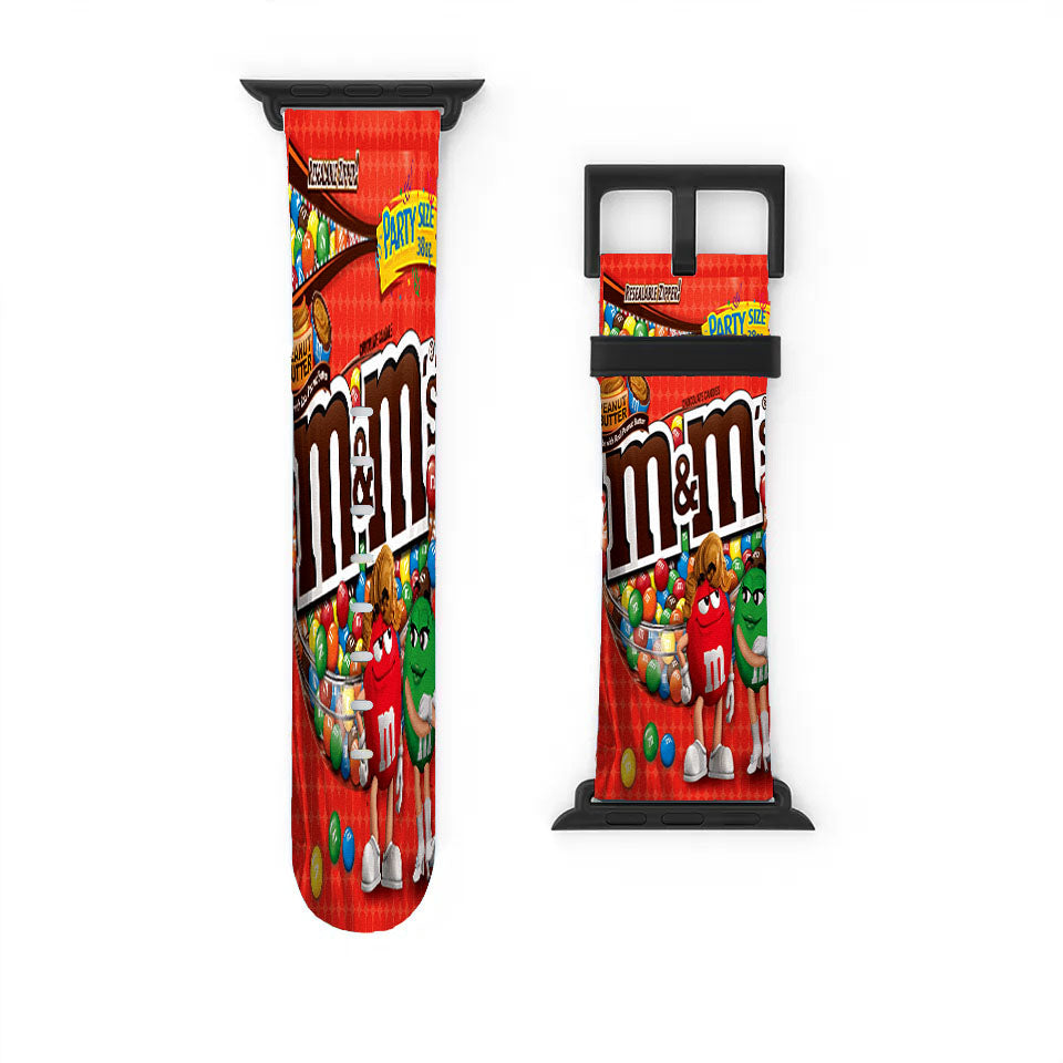 M&M Peanut Butter Chocolates Party Size Apple Watch Band 38Mm - 44Mm
