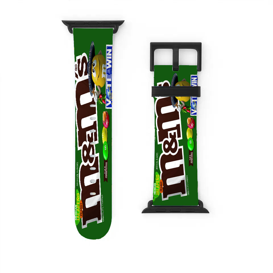 M&M'S Mexican Jalapeño Peanut Chocolate Candy Flavor Apple Watch Band 38Mm - 44Mm