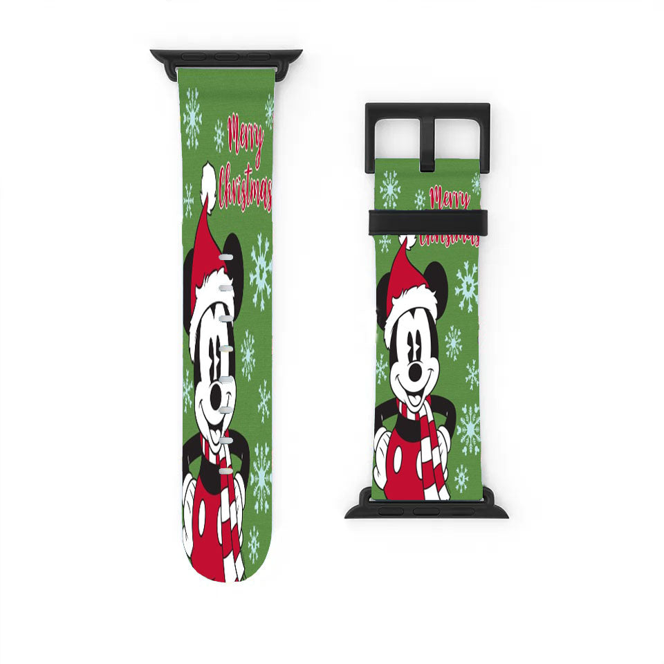Merry Christmas Mickey Apple Watch Band 38Mm - 44Mm