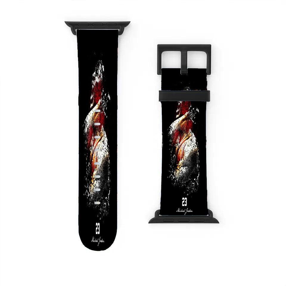Michael Jordan 23 Art Abstract Apple Watch Band 38Mm - 44Mm
