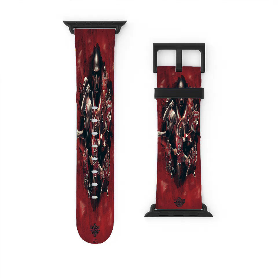 Michael Jordan 23 Red Apple Watch Band 38Mm - 44Mm
