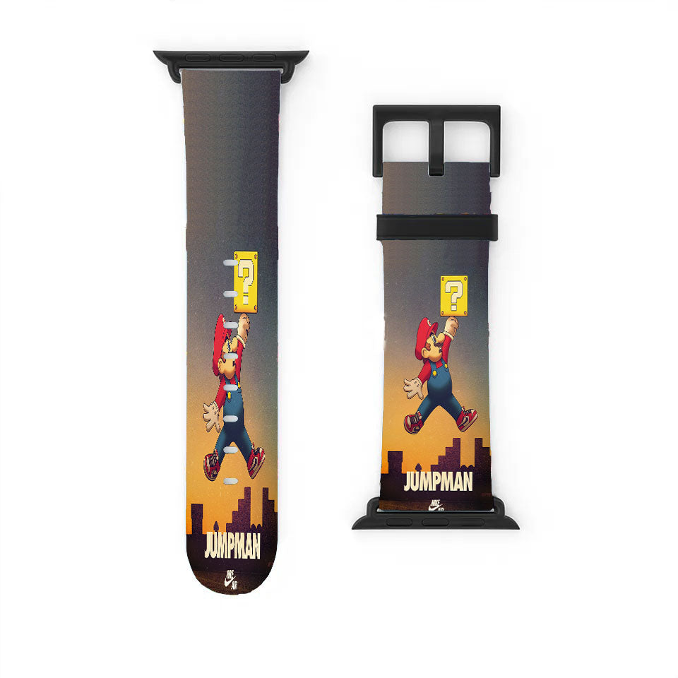 Michael Jordan Super Mario Supreme Apple Watch Band 38Mm - 44Mm