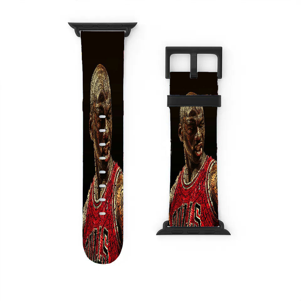 Michael Jordan Typhograpy Apple Watch Band 38Mm - 44Mm