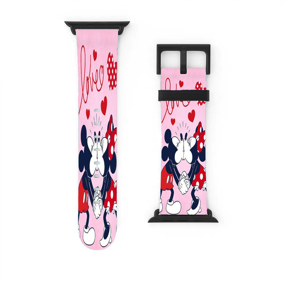 Mickey & Minnie Love Smooch Apple Watch Band 38Mm - 44Mm