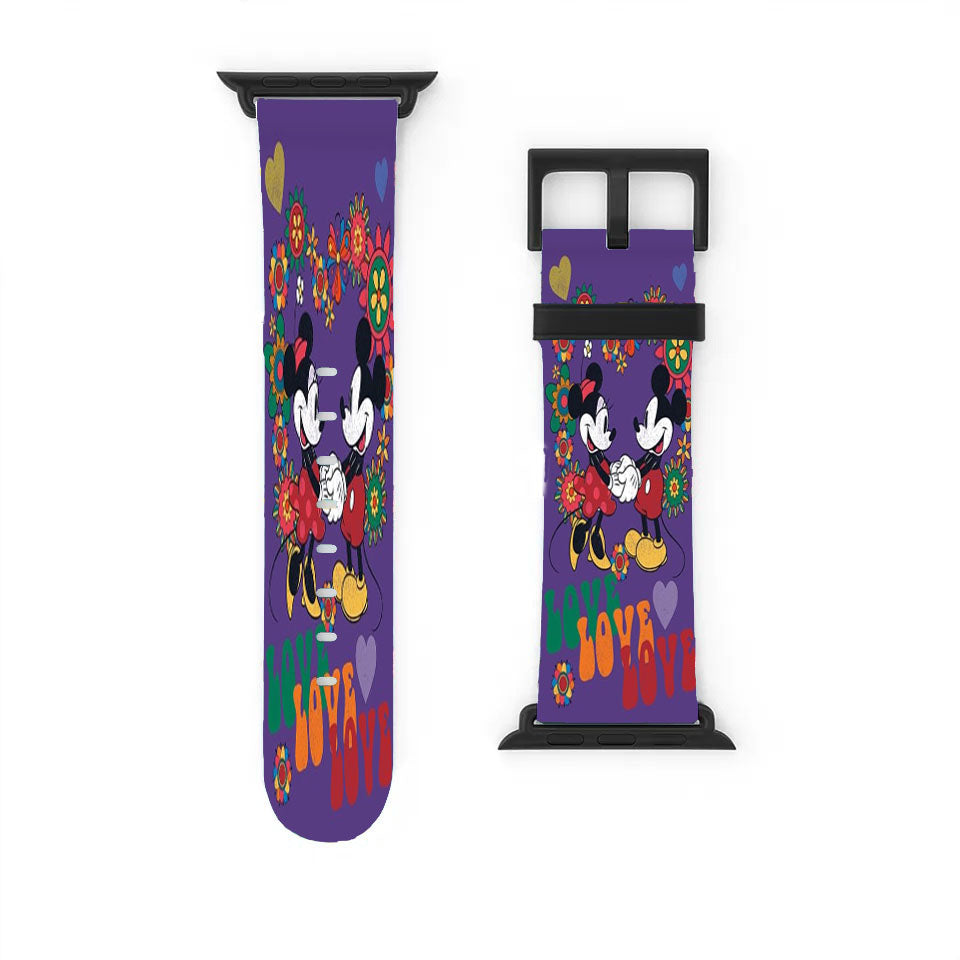 Mickey & Minnie Retro Love Apple Watch Band 38Mm - 44Mm