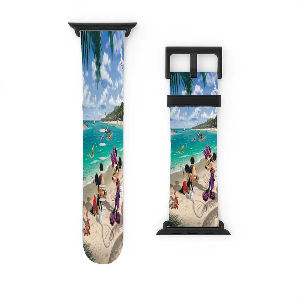 Mickey And Minnie In Florida Apple Watch Band 38Mm - 44Mm