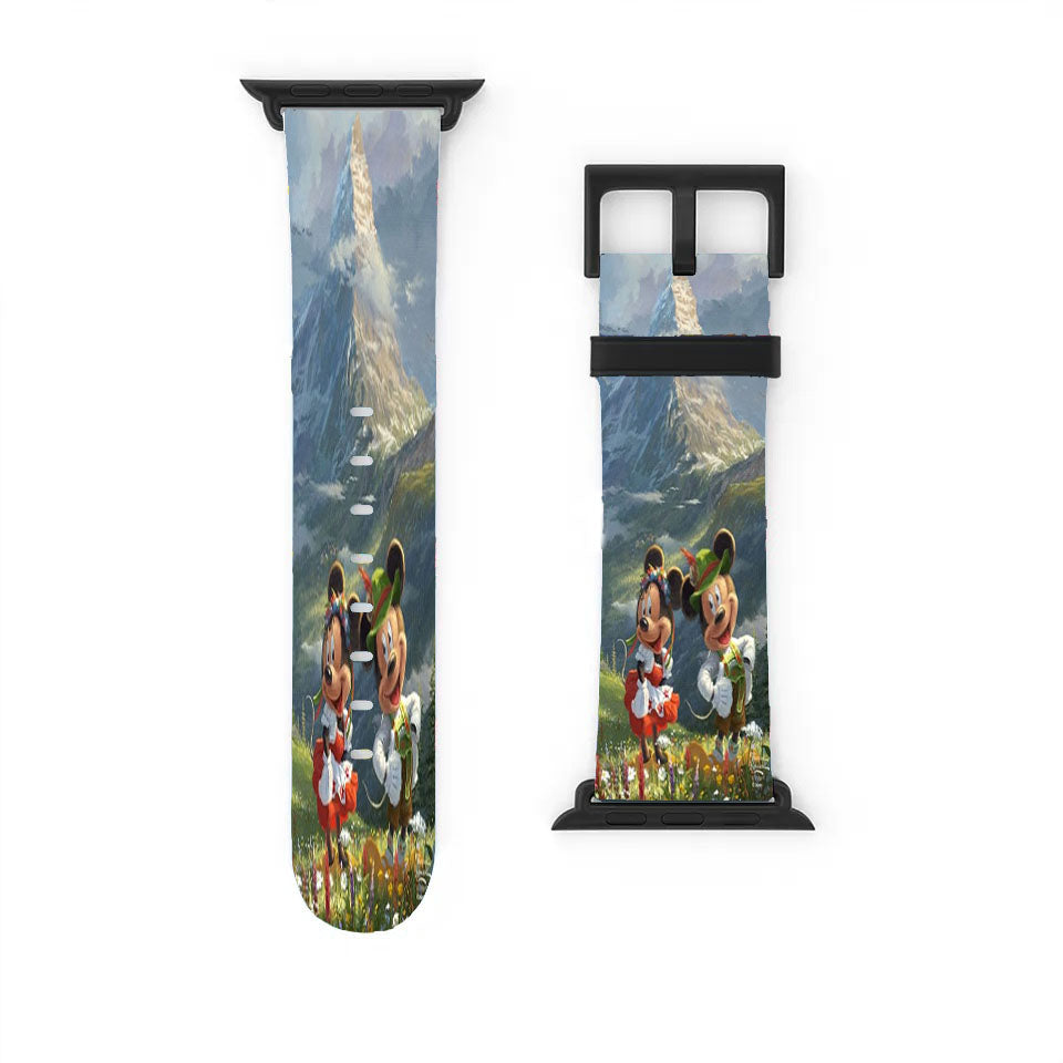 Mickey And Minnie In The Alps Apple Watch Band 38Mm - 44Mm