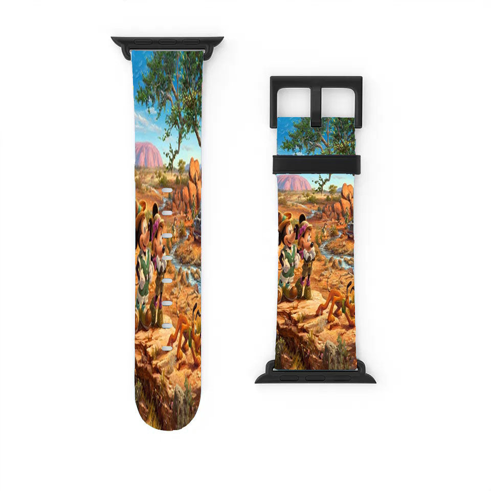 Mickey And Minnie In The Outback Apple Watch Band 38Mm - 44Mm