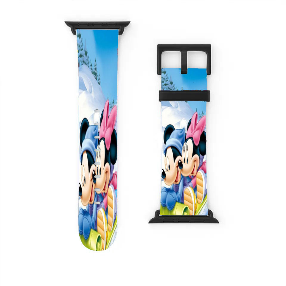 Mickey And Minnie Mose Apple Watch Band 38Mm - 44Mm