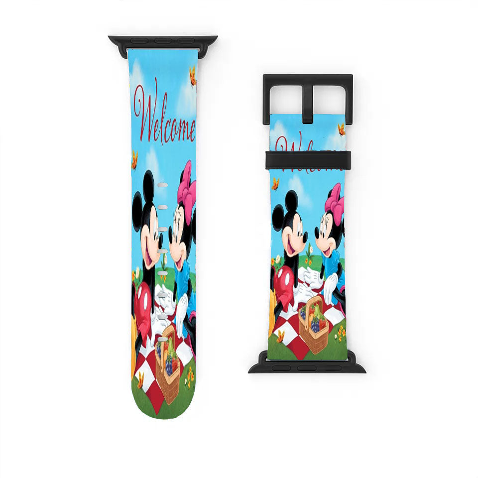 Mickey And Minnie Picnic Apple Watch Band 38Mm - 44Mm