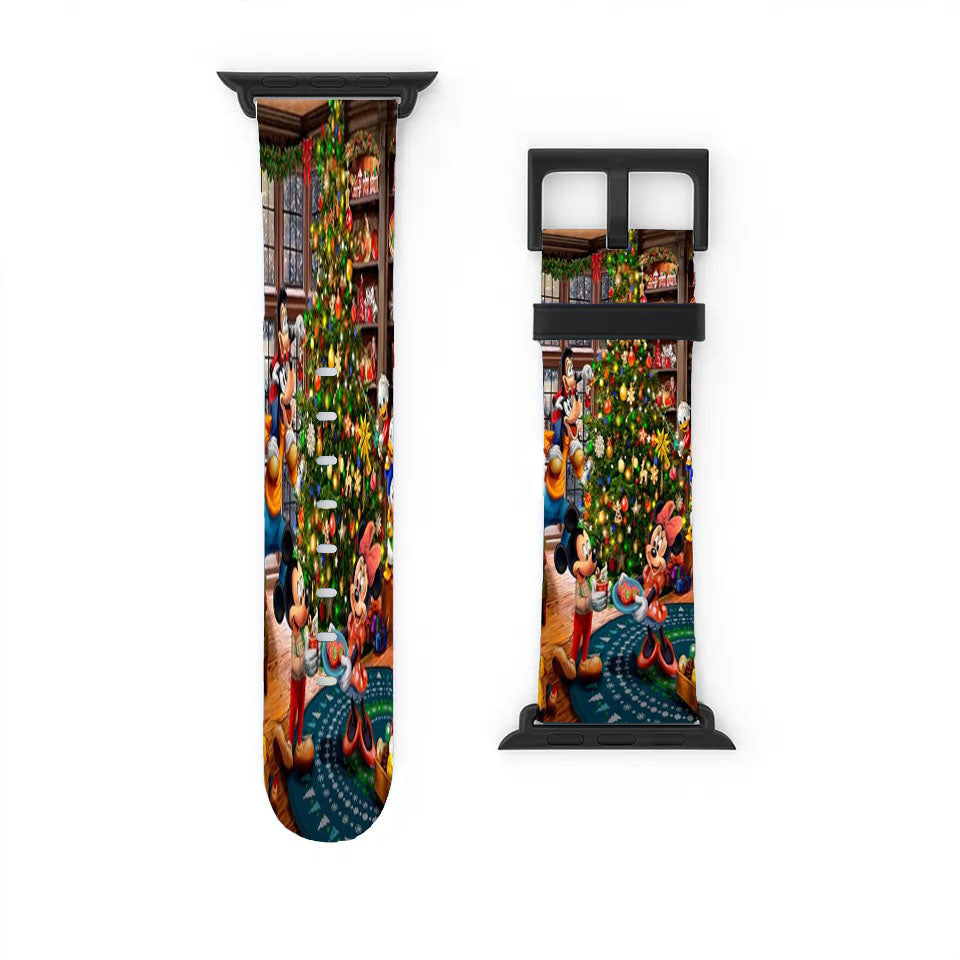 Mickey And Minnie Trimming The Tree Apple Watch Band 38Mm - 44Mm