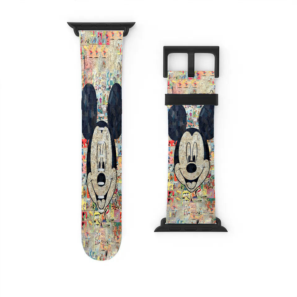 Mickey Disney Comic Collage Apple Watch Band 38Mm - 44Mm