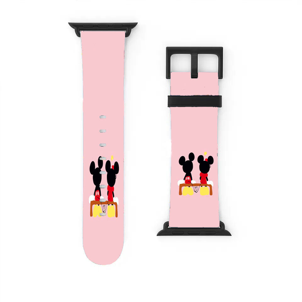 Mickey Minnie Mouse Simple Apple Watch Band 38Mm - 44Mm