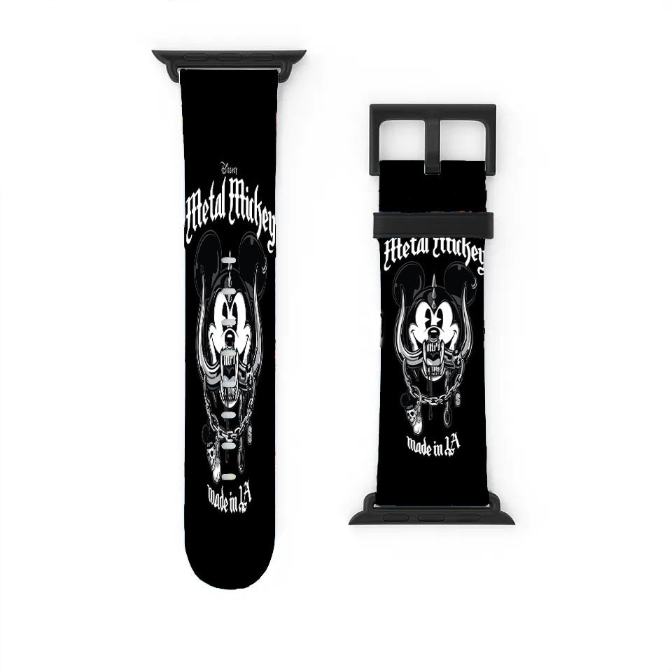 Mickey Motohead Metal Cartoon Apple Watch Band 38Mm - 44Mm