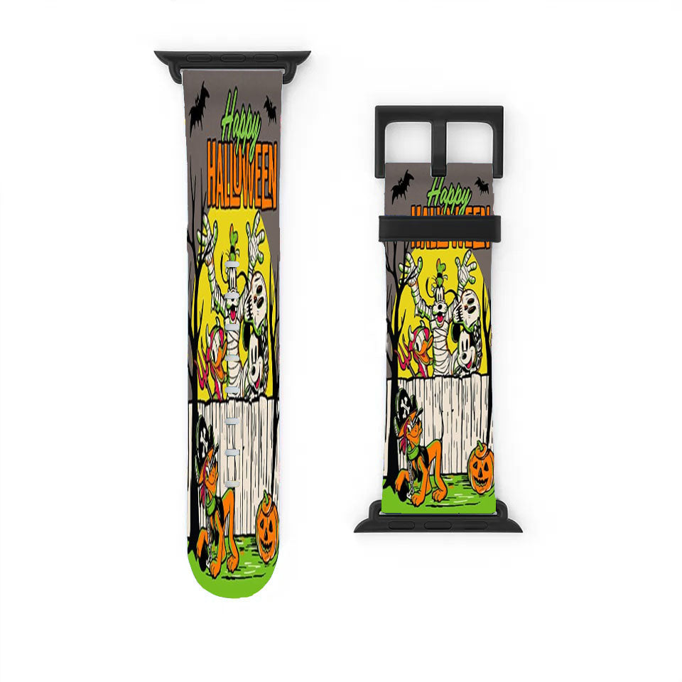 Mickey Mouse And Friends Happy Halloween Apple Watch Band 38Mm - 44Mm
