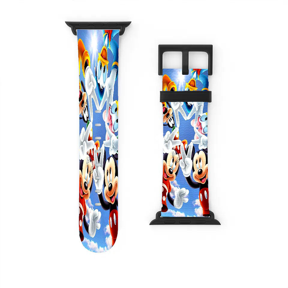 Mickey Mouse And Friends Peace Star Apple Watch Band 38Mm - 44Mm