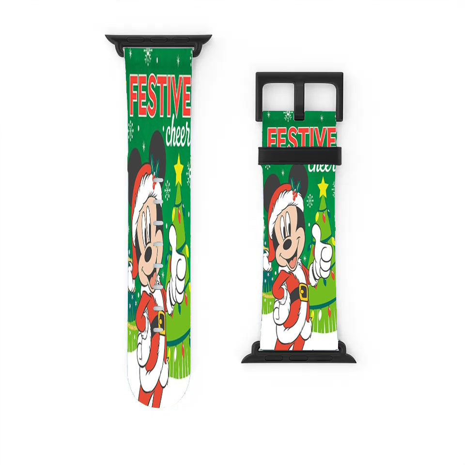 Mickey Mouse Festive Cheer Apple Watch Band 38Mm - 44Mm