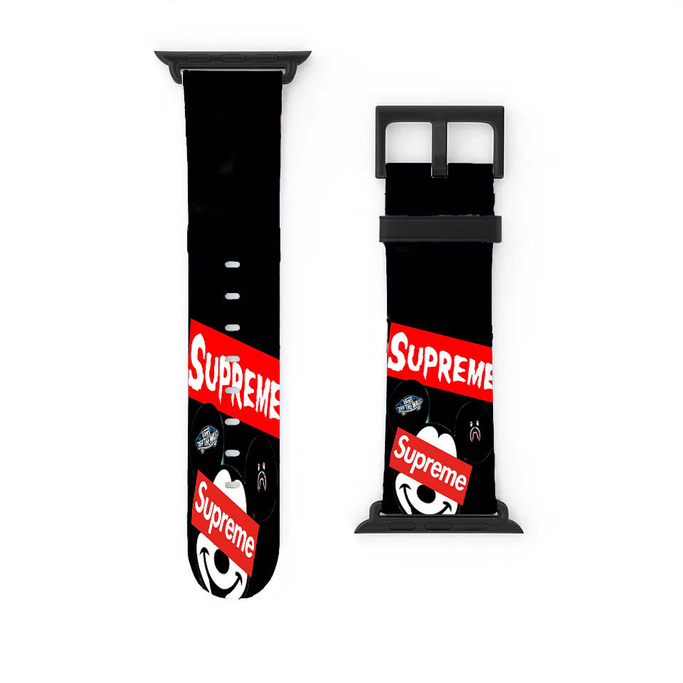 Mickey Mouse Hypebeast Supreme Apple Watch Band 38Mm - 44Mm