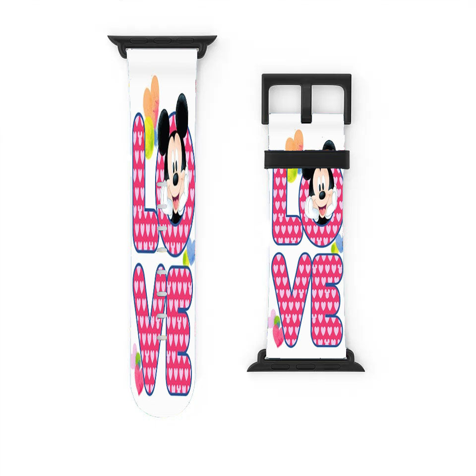 Mickey Mouse Love Apple Watch Band 38Mm - 44Mm