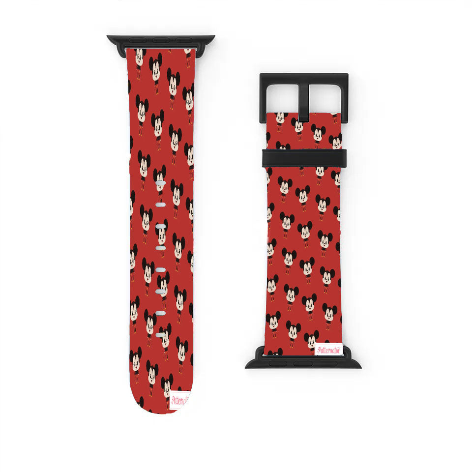 Mickey Mouse Minimalist Pattern Apple Watch Band 38Mm - 44Mm