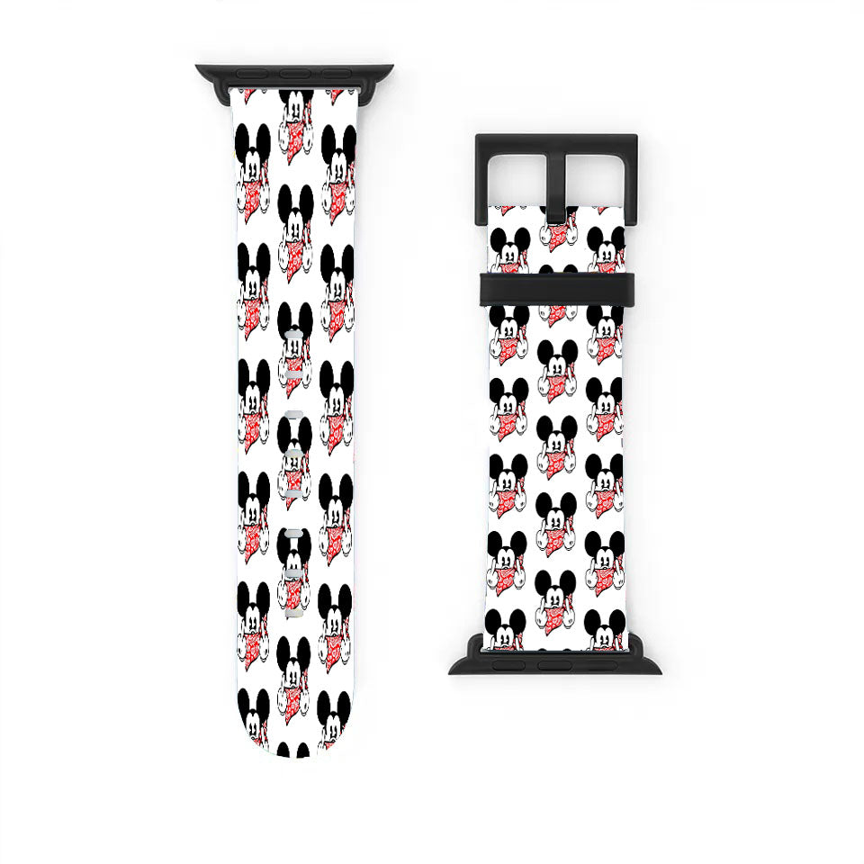 Mickey Mouse Obey Pattern Apple Watch Band 38Mm - 44Mm