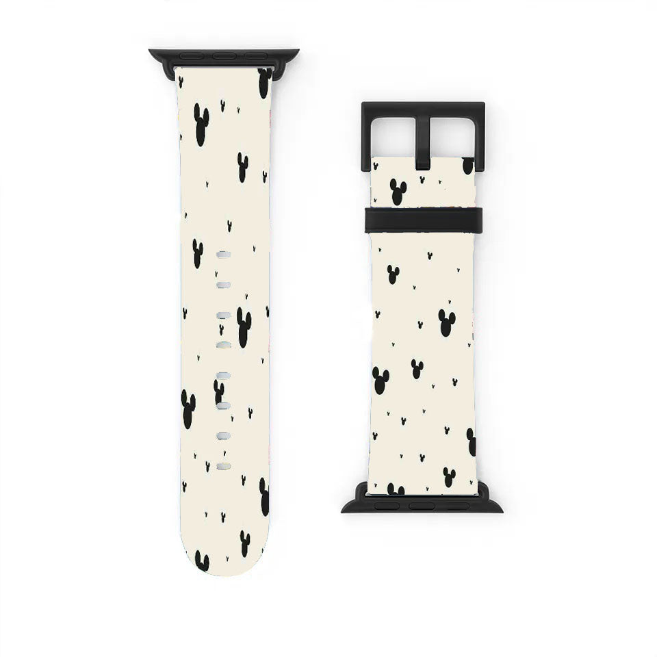Mickey Mouse Pattern Apple Watch Band 38Mm - 44Mm