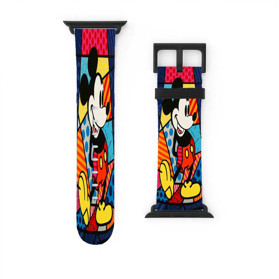 Mickey Mouse Romero Britto Apple Watch Band 38Mm - 44Mm