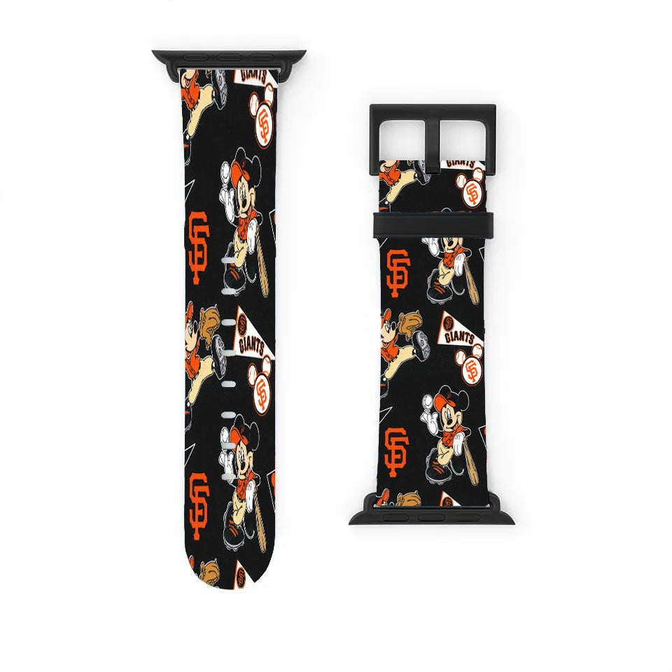 Mickey Mouse San Francisco Giants Apple Watch Band 38Mm - 44Mm