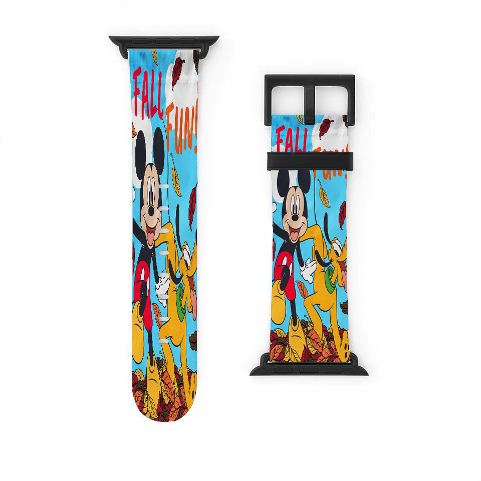 Mickey Pluto Fall Apple Watch Band 38Mm - 44Mm