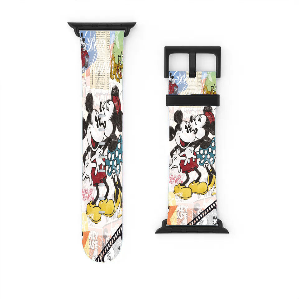Mickey Retro Minnie Mouse Apple Watch Band 38Mm - 44Mm
