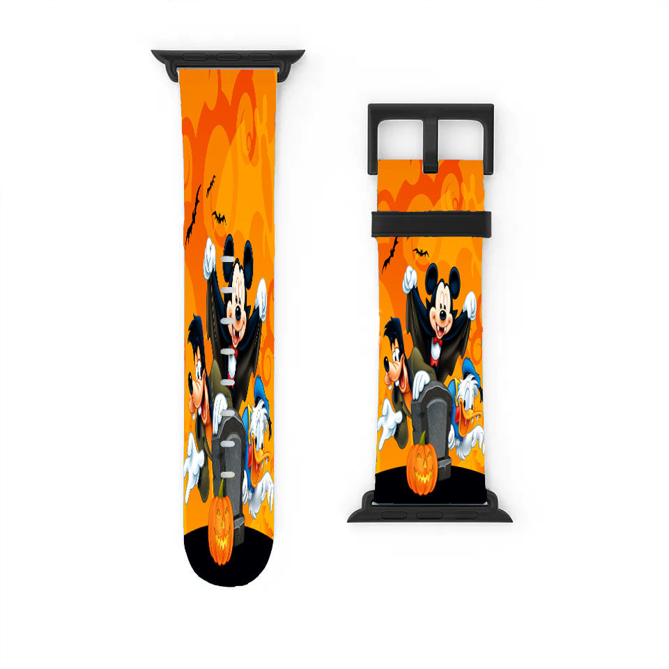 Mickey X Goofy X Duck Halloween Apple Watch Band 38Mm - 44Mm