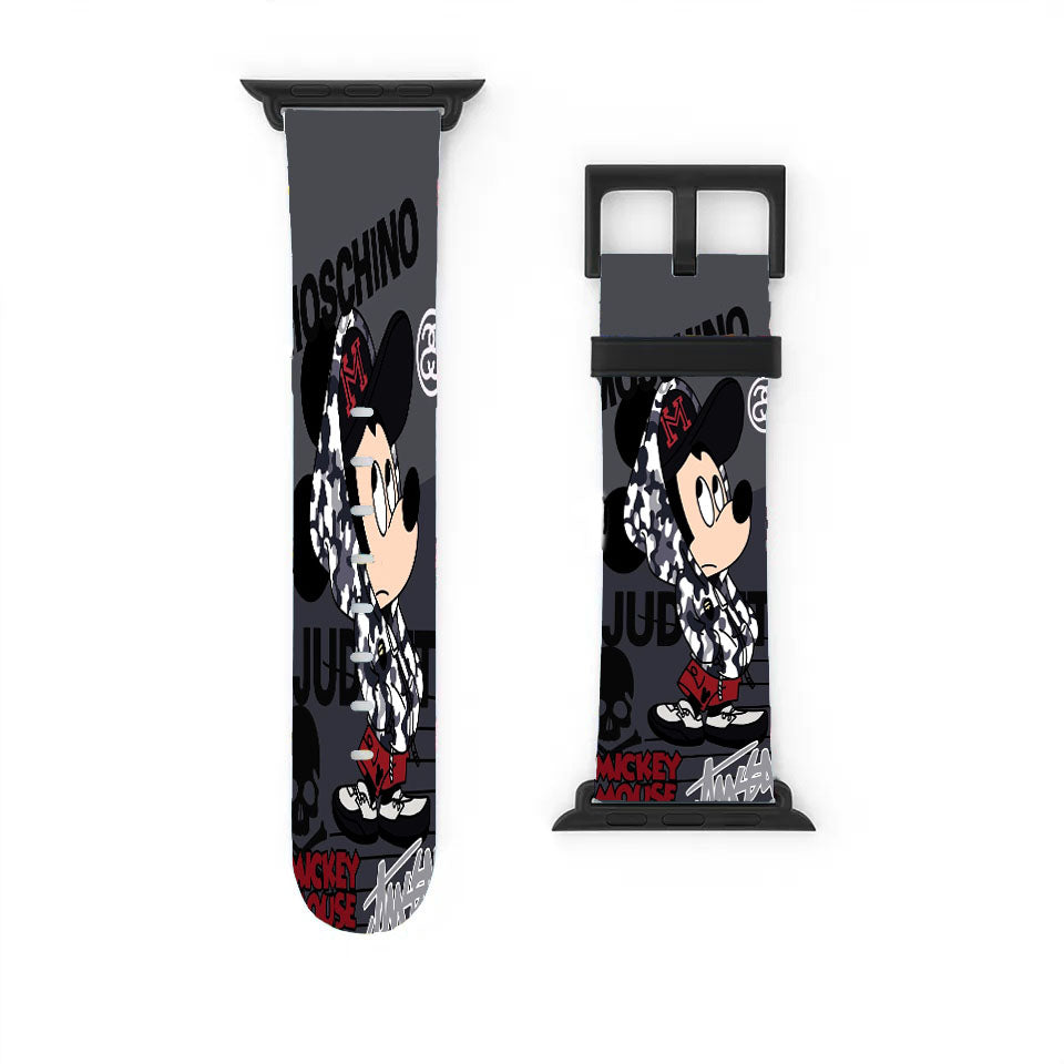 Mickeye Mouse Moschino Apple Watch Band 38Mm - 44Mm