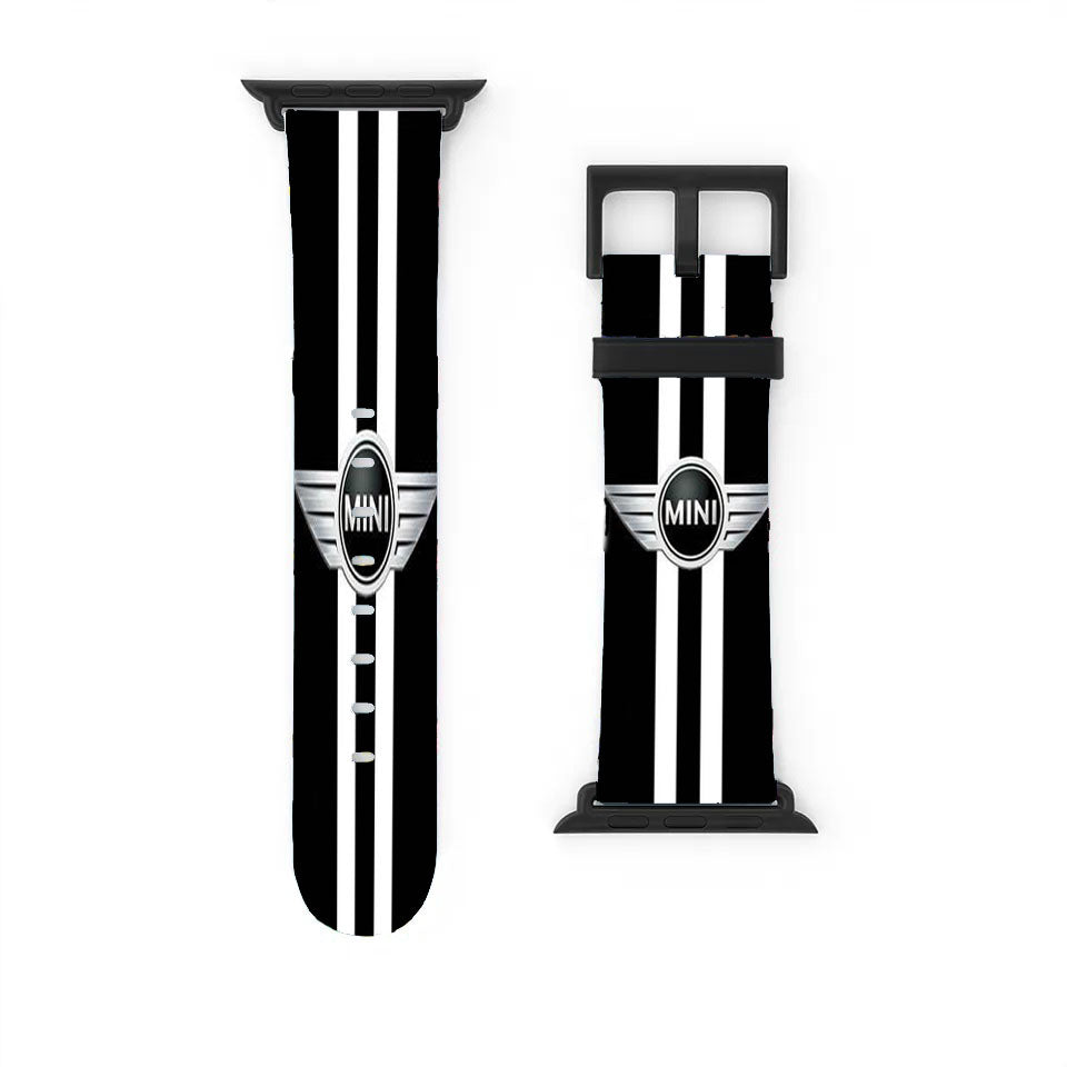 Mini Cooper Car Logo Apple Watch Band 38Mm - 44Mm