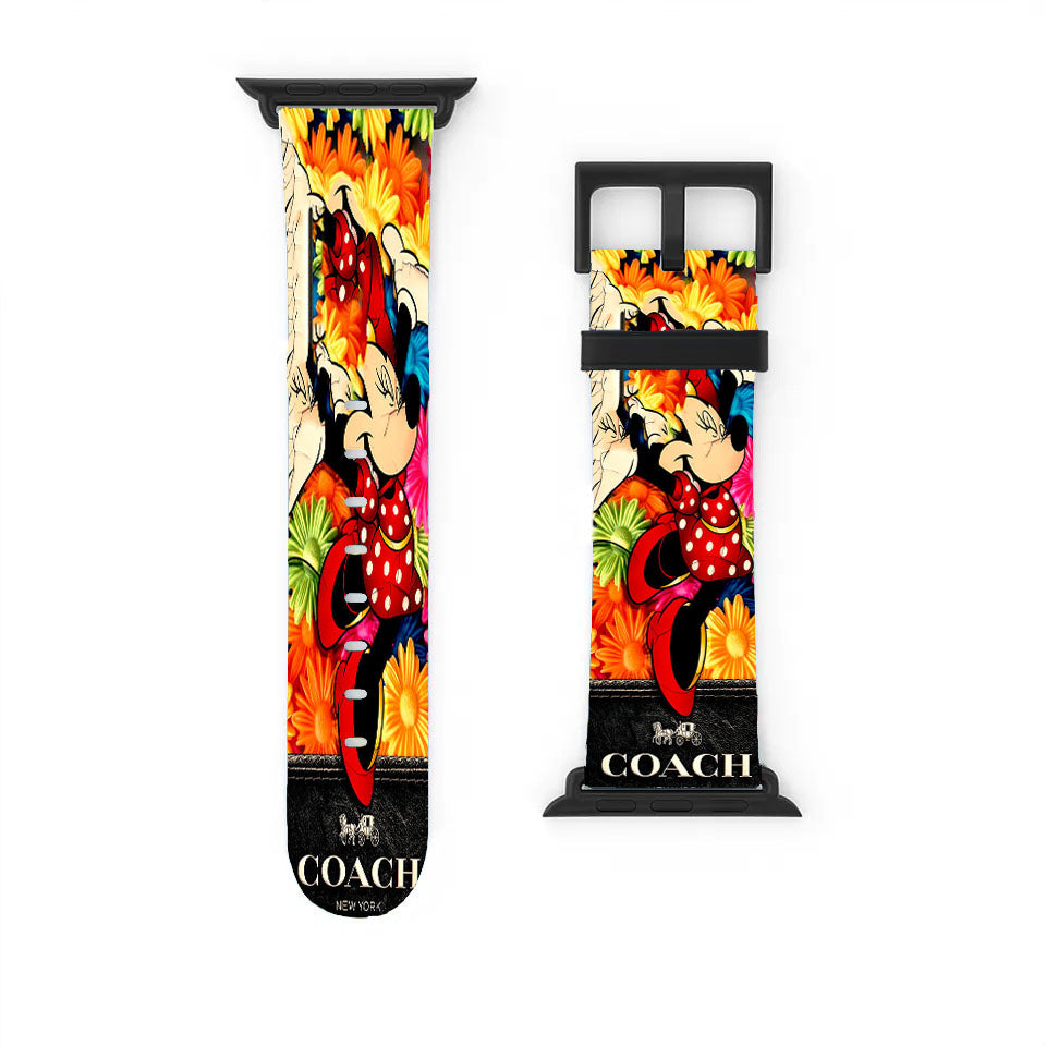 Minnie Mouse Coach Apple Watch Band 38Mm - 44Mm