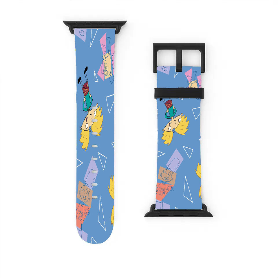 Nickelodeon Hey Arnold Pattern Apple Watch Band 38Mm - 44Mm