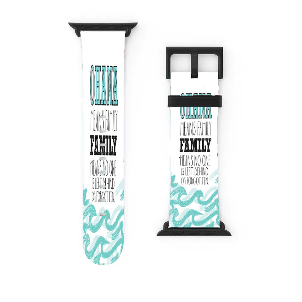 Ohana Means Family Lilo And Stitch Apple Watch Band 38Mm - 44Mm