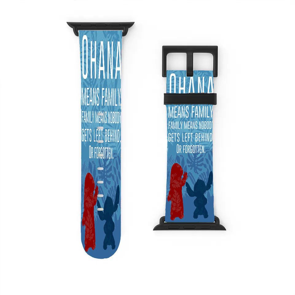 Ohana Stitch Lilo Disney Apple Watch Band 38Mm - 44Mm