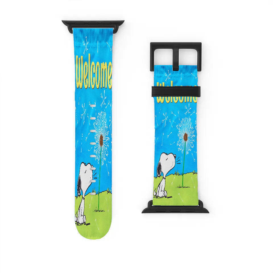 Peanuts Blowing Dandelions Apple Watch Band 38Mm - 44Mm
