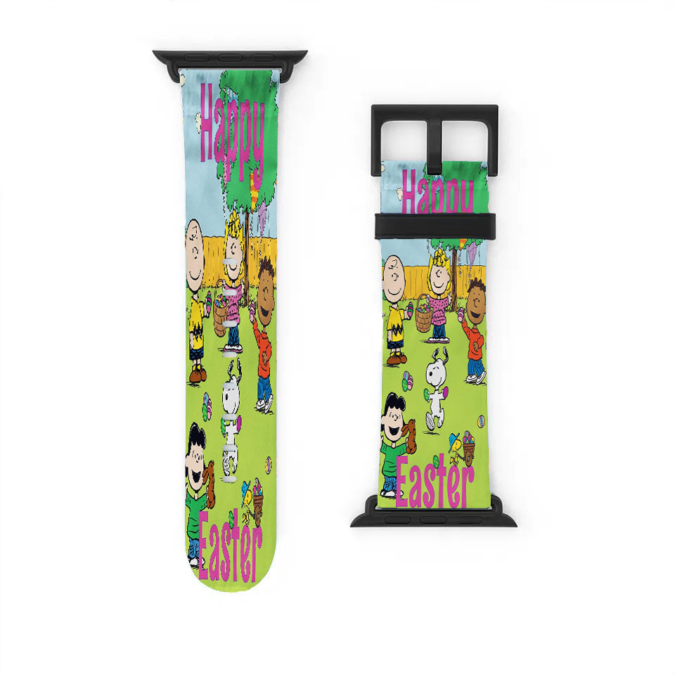 Peanuts Charlie Brown And Snoopy Easter Apple Watch Band 38Mm - 44Mm