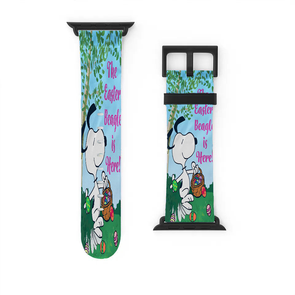 Peanuts Easter Beagle Is Here Snoopy Apple Watch Band 38Mm - 44Mm