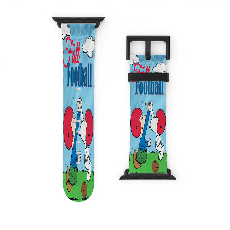 Peanuts Football Sport Apple Watch Band 38Mm - 44Mm