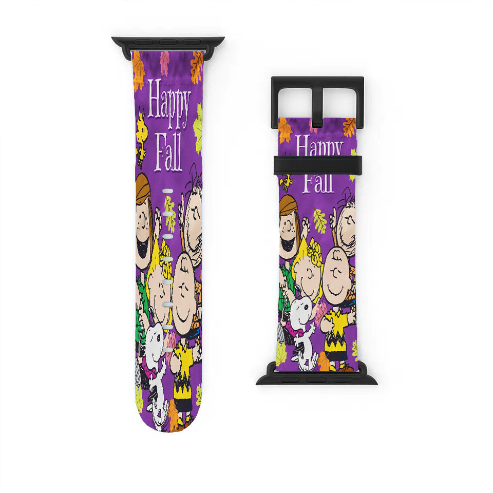 Peanuts Gang Fall Apple Watch Band 38Mm - 44Mm