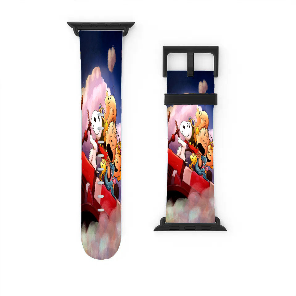 Peanuts Gang Watercolor And Friends Apple Watch Band 38Mm - 44Mm