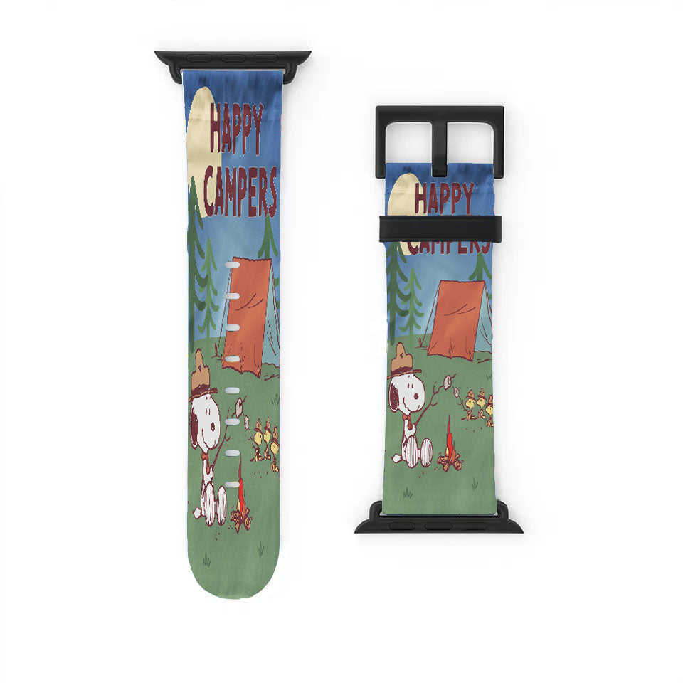 Peanuts Happy Camper S'Mores Apple Watch Band 38Mm - 44Mm