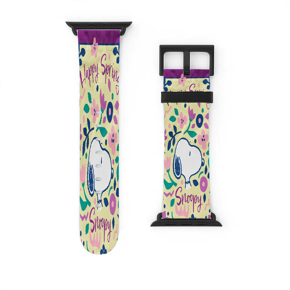 Peanuts Happy Spring Snoopy Apple Watch Band 38Mm - 44Mm