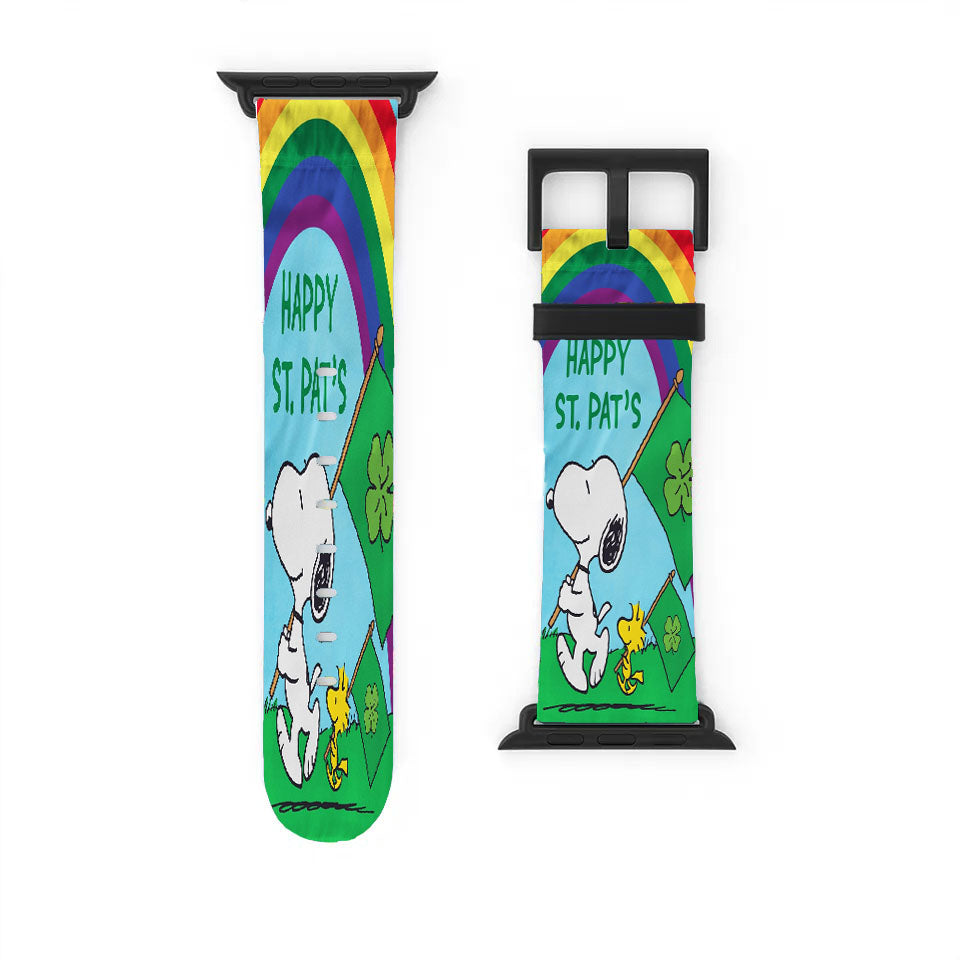 Peanuts Happy St Pats Snoopy Apple Watch Band 38Mm - 44Mm