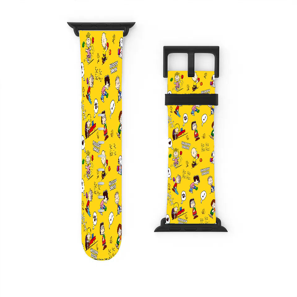 Peanuts Movie Worldwide Doodle Character Apple Watch Band 38Mm - 44Mm