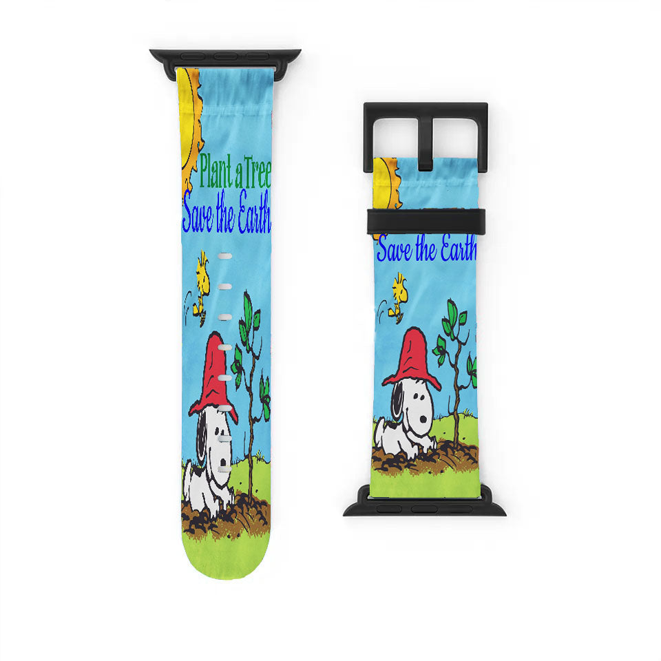 Peanuts Plant A Tree Apple Watch Band 38Mm - 44Mm