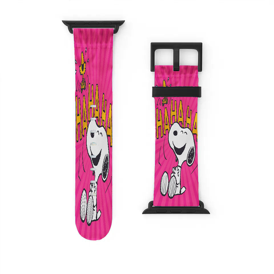 Peanuts Smile Giggle Laugh Apple Watch Band 38Mm - 44Mm