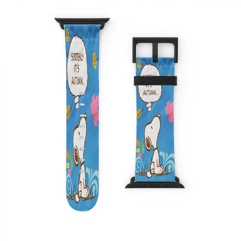 Peanuts Snoopy Autumn Apple Watch Band 38Mm - 44Mm